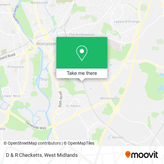 D & R Checketts map