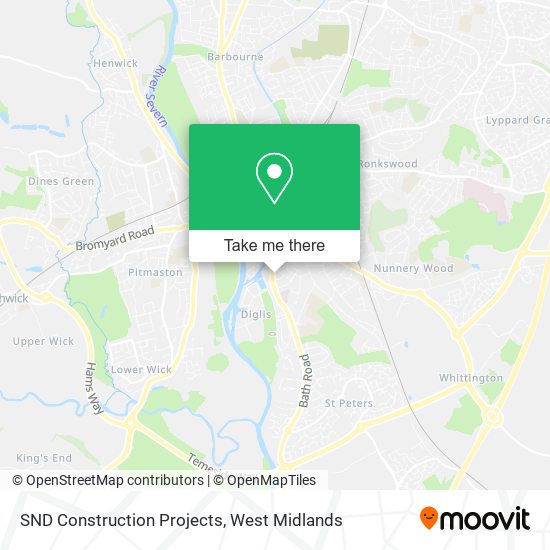 SND Construction Projects map