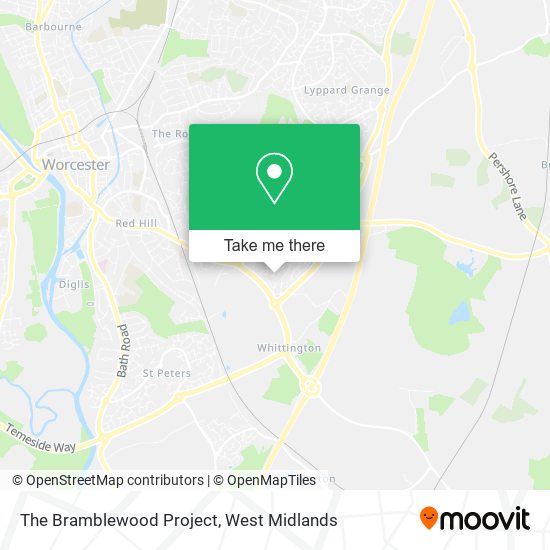 The Bramblewood Project map