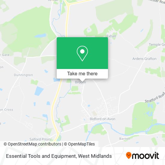 Essential Tools and Equipment map