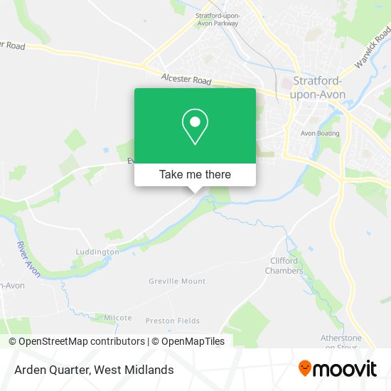 Arden Quarter map