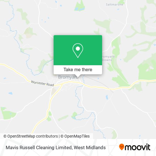 Mavis Russell Cleaning Limited map