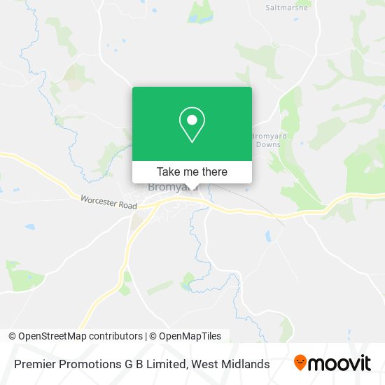 Premier Promotions G B Limited map