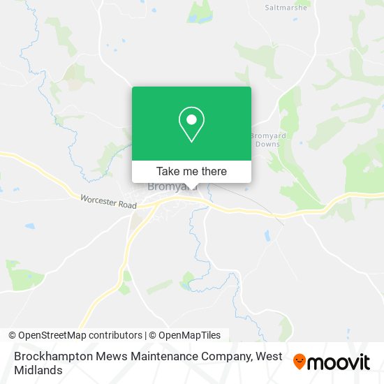 Brockhampton Mews Maintenance Company map