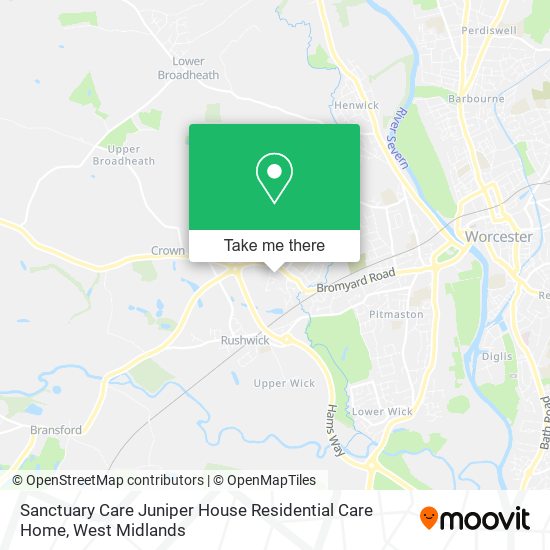 Sanctuary Care Juniper House Residential Care Home map