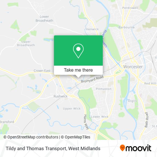 Tildy and Thomas Transport map