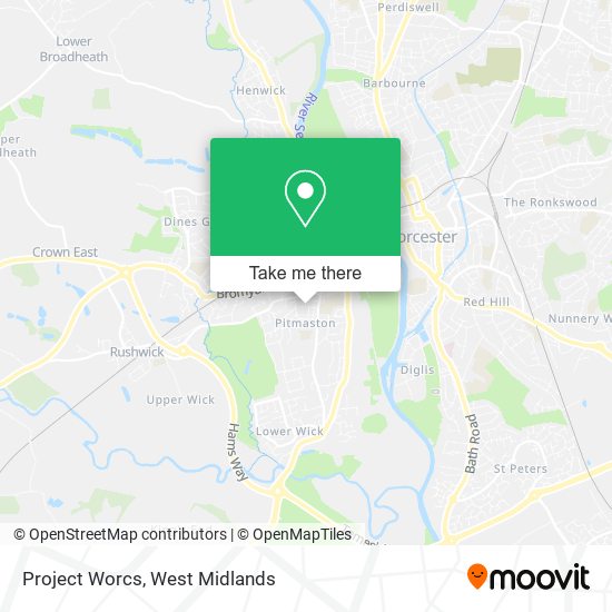 Project Worcs map
