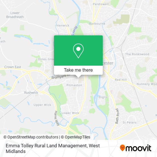 Emma Tolley Rural Land Management map
