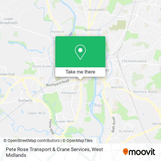 Pete Rose Transport & Crane Services map
