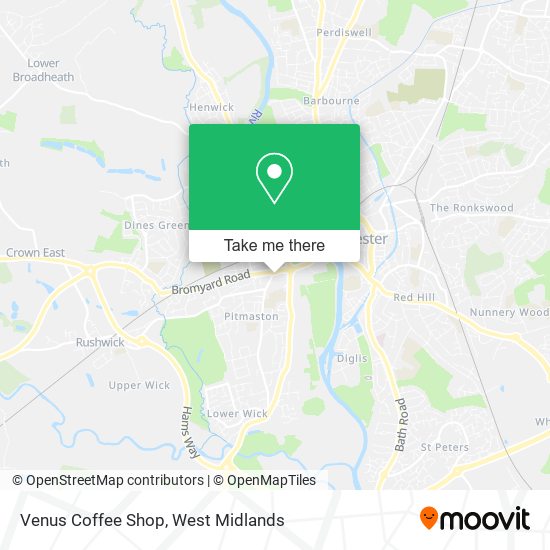 Venus Coffee Shop map