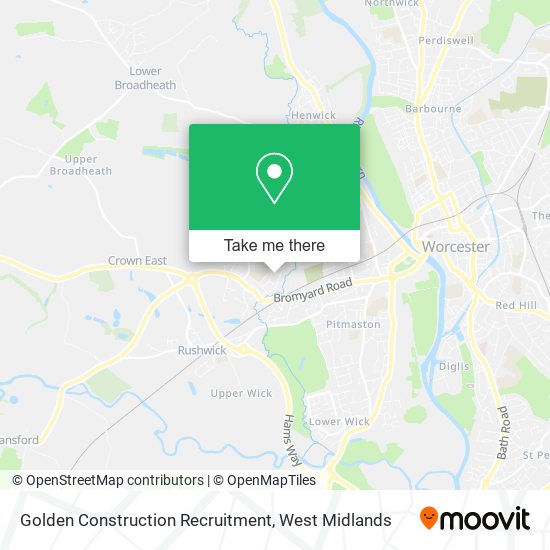 Golden Construction Recruitment map