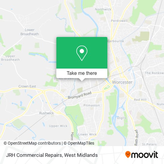 JRH Commercial Repairs map