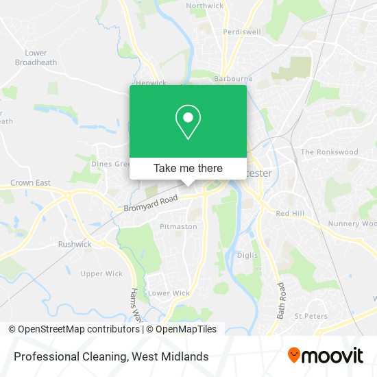 Professional Cleaning map