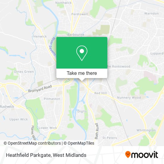 Heathfield Parkgate map