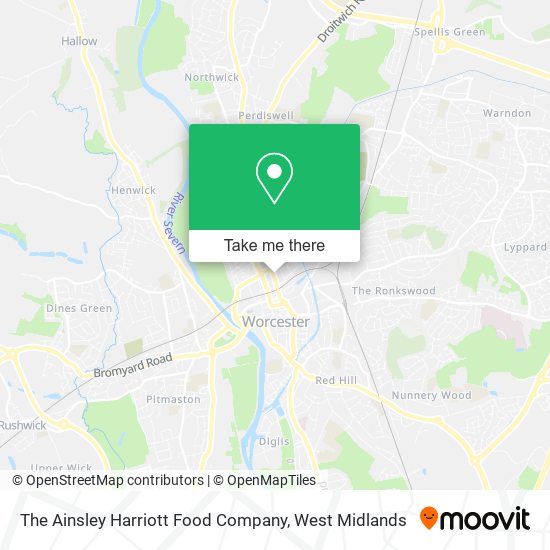 The Ainsley Harriott Food Company map