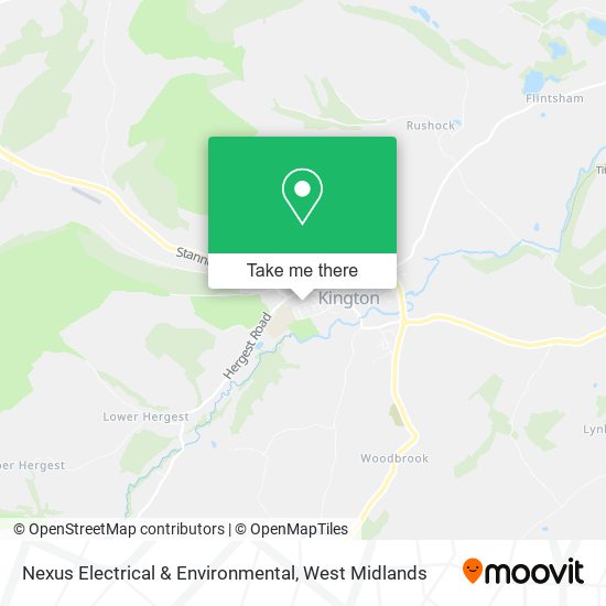 Nexus Electrical & Environmental map