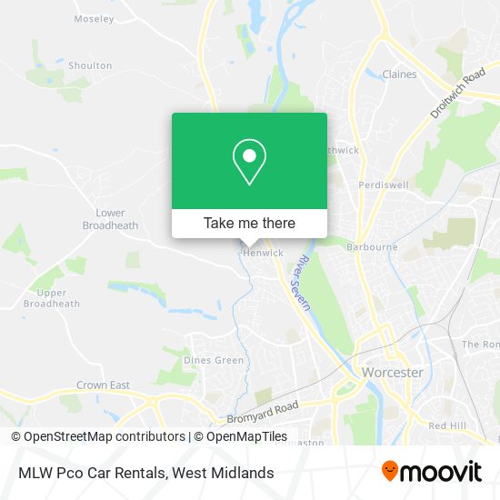 MLW Pco Car Rentals map
