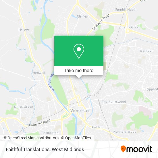 Faithful Translations map