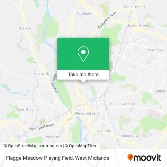 Flagge Meadow Playing Field map