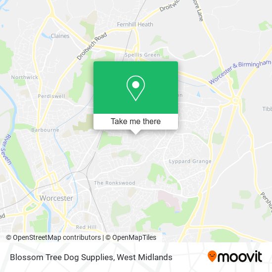 Blossom Tree Dog Supplies map