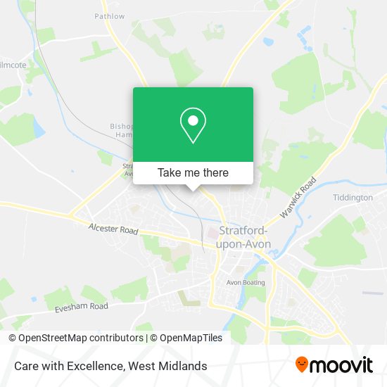 Care with Excellence map