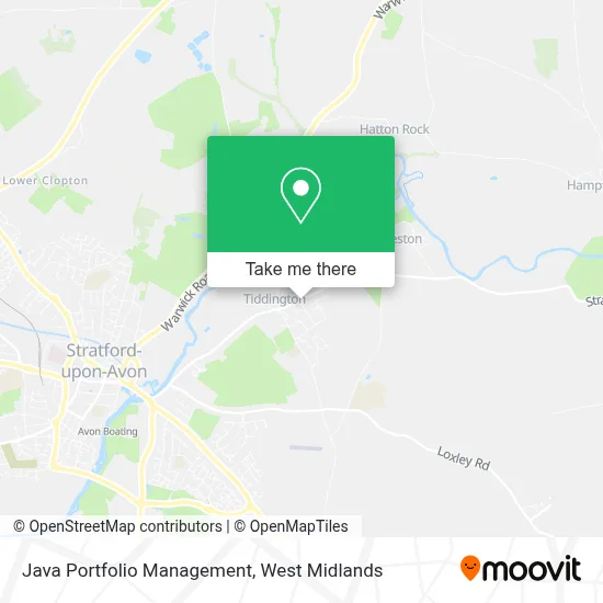 Java Portfolio Management map
