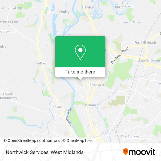 Northwick Services map