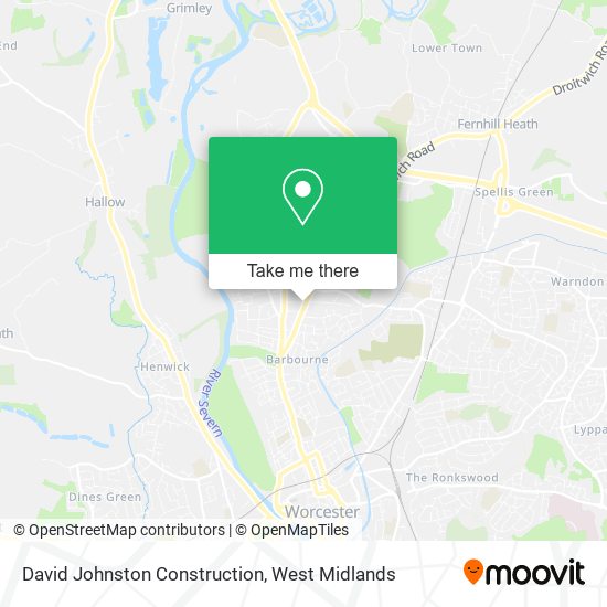 David Johnston Construction map