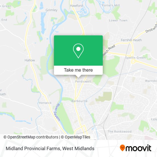 Midland Provincial Farms map