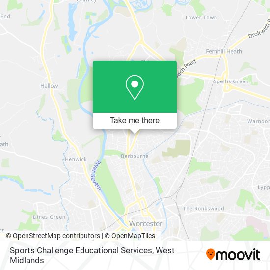 Sports Challenge Educational Services map