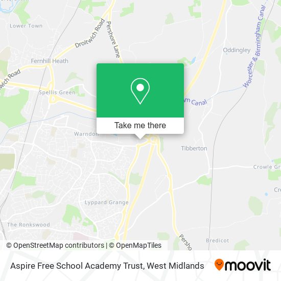 Aspire Free School Academy Trust map