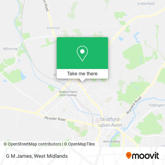 G M James map