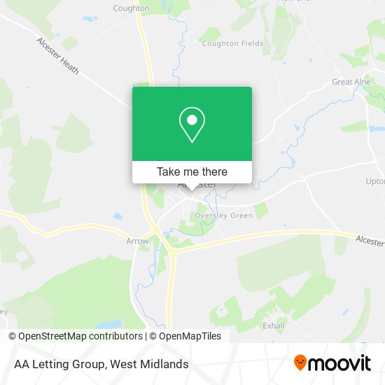 AA Letting Group map