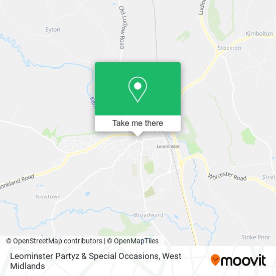 Leominster Partyz & Special Occasions map