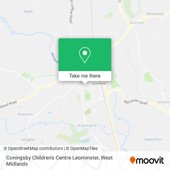 Coningsby Children's Centre Leominster map