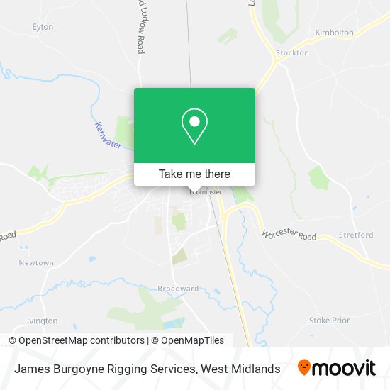 James Burgoyne Rigging Services map