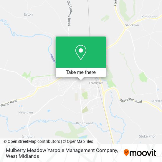 Mulberry Meadow Yarpole Management Company map