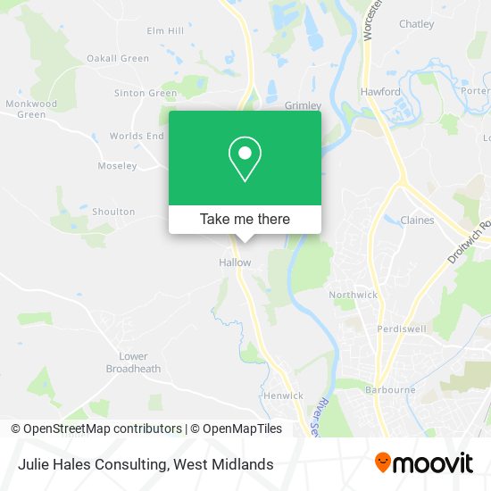 Julie Hales Consulting map