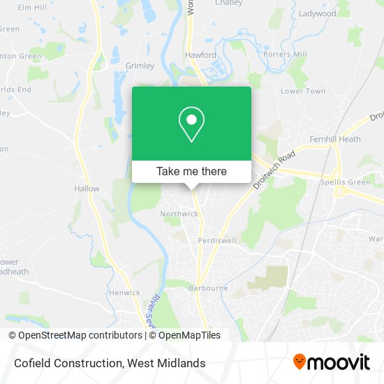 Cofield Construction map