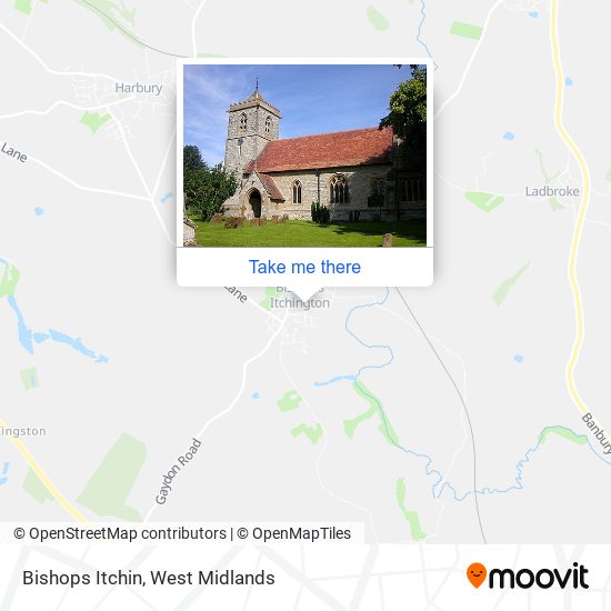 Bishops Itchin map