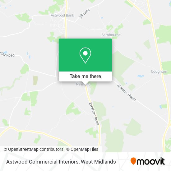 Astwood Commercial Interiors map