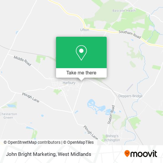 John Bright Marketing map