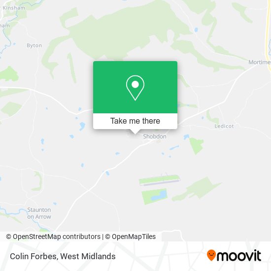 Colin Forbes map