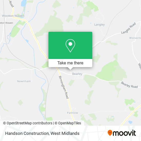 Handson Construction map