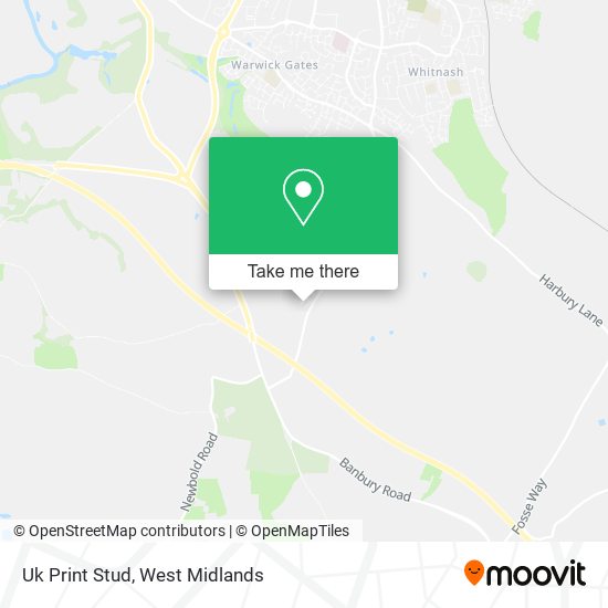 Uk Print Stud map