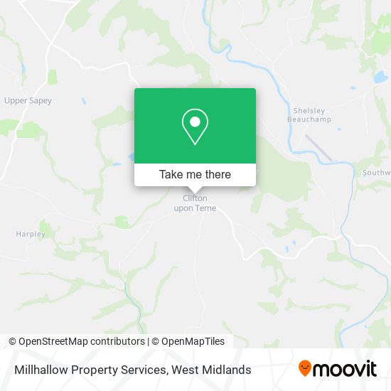 Millhallow Property Services map