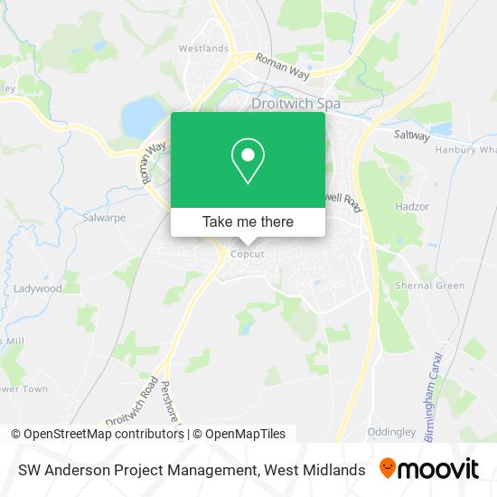 SW Anderson Project Management map