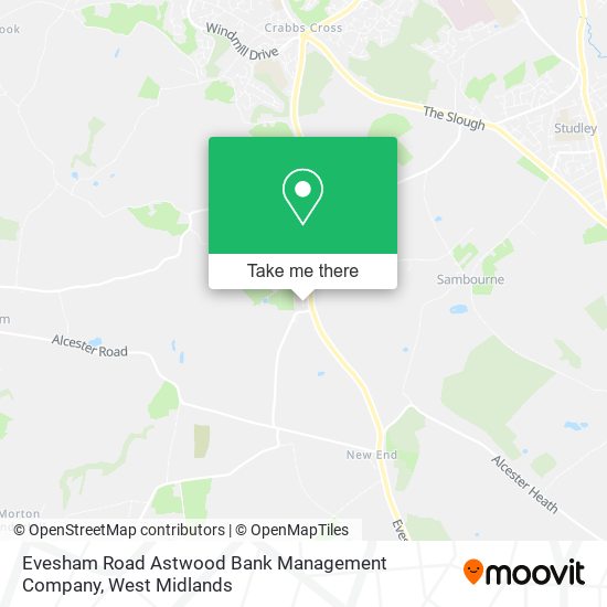 Evesham Road Astwood Bank Management Company map