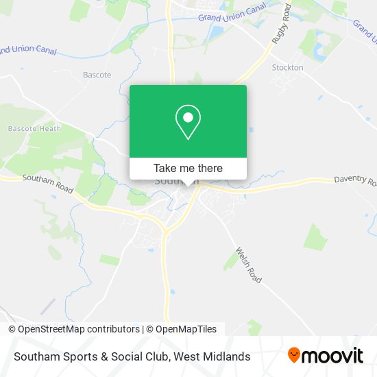 Southam Sports & Social Club map