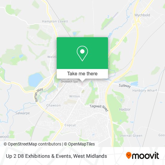 Up 2 D8 Exhibitions & Events map